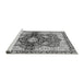 Sideview of Machine Washable Persian Gray Traditional Rug, wshabs3208gry