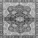 Square Machine Washable Persian Gray Traditional Rug, wshabs3208gry