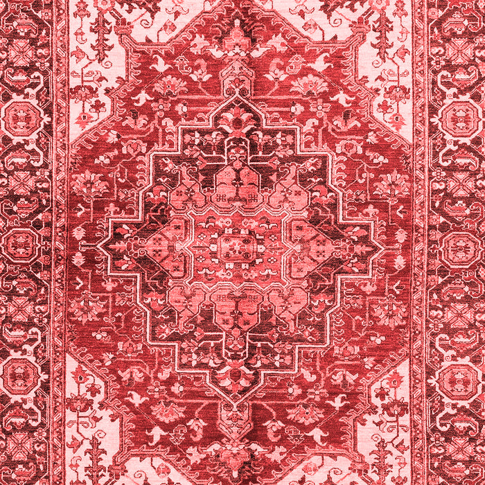 Machine Washable Persian Red Traditional Rug, wshabs3209red