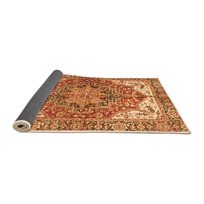 Sideview of Persian Orange Traditional Rug, abs3209org