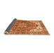 Sideview of Persian Orange Traditional Rug, abs3209org