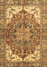 Machine Washable Persian Brown Traditional Rug, wshabs3209brn