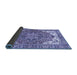 Sideview of Persian Blue Traditional Rug, abs3209blu