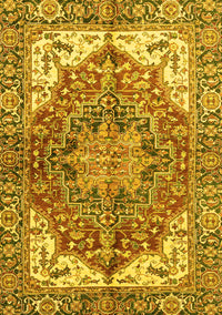 Persian Yellow Traditional Rug, abs3209yw