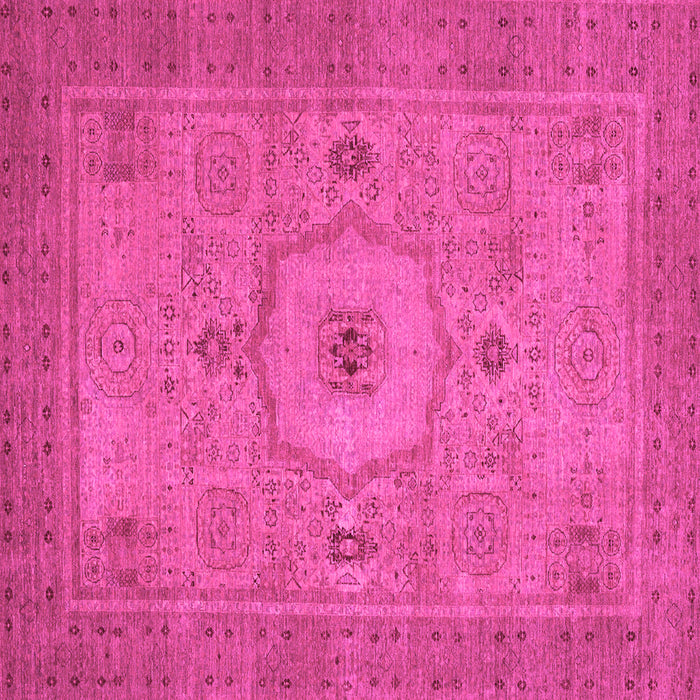 Square Machine Washable Abstract Pink Modern Rug, wshabs320pnk