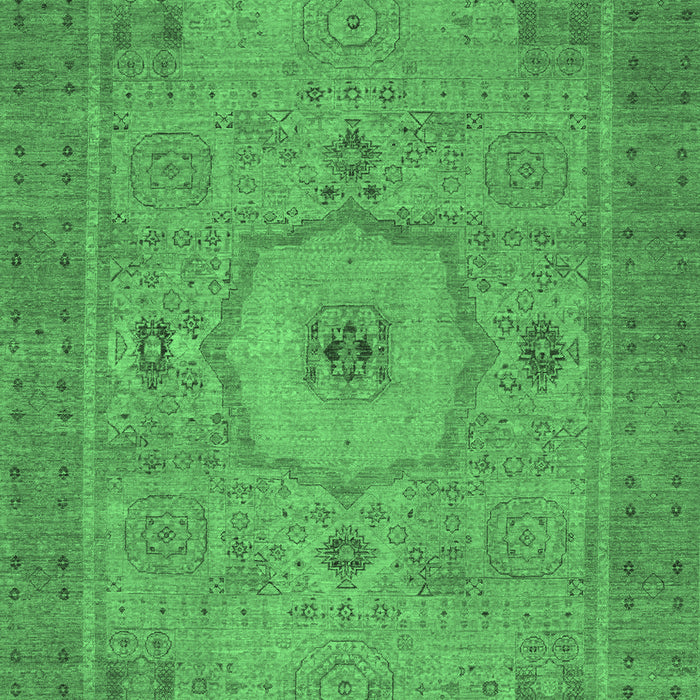 Abstract Emerald Green Modern Rug, abs320emgrn