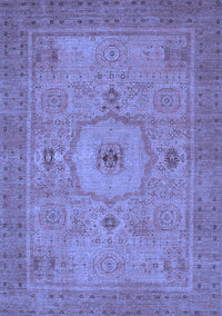 Abstract Blue Modern Rug, abs320blu