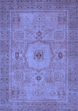 Abstract Blue Modern Rug, abs320blu