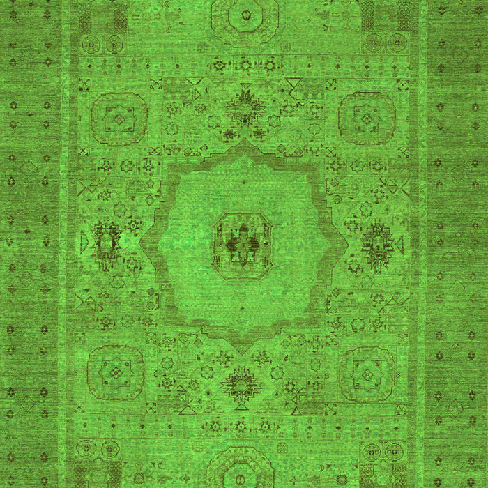 Machine Washable Abstract Green Modern Area Rugs, wshabs320grn
