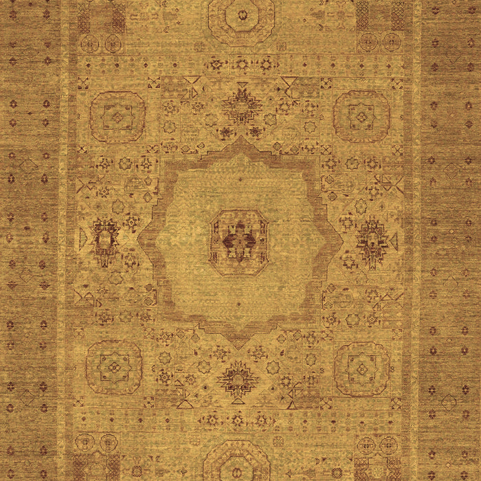 Machine Washable Abstract Brown Modern Rug, wshabs320brn