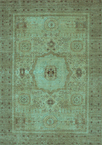 Abstract Light Blue Modern Rug, abs320lblu