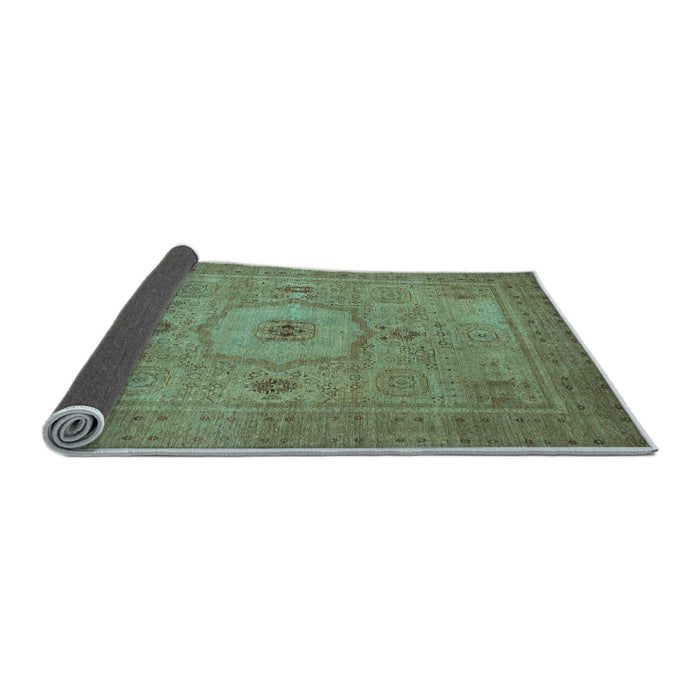 Sideview of Abstract Light Blue Modern Rug, abs320lblu