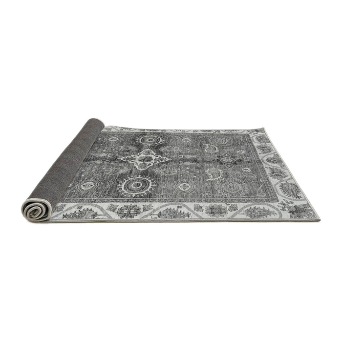 Sideview of Oriental Gray Traditional Rug, abs3210gry