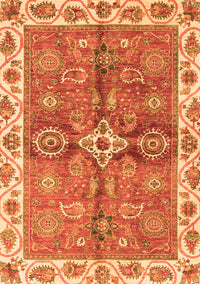 Oriental Orange Traditional Rug, abs3210org