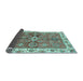 Sideview of Oriental Light Blue Traditional Rug, abs3210lblu