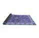 Sideview of Oriental Blue Traditional Rug, abs3210blu