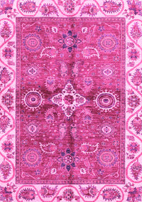 Oriental Pink Traditional Rug, abs3210pnk