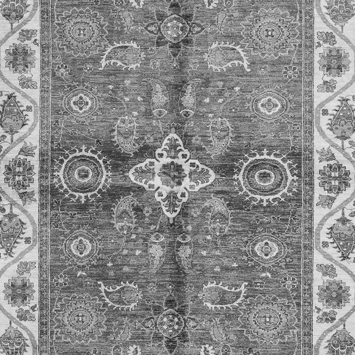 Machine Washable Oriental Gray Traditional Rug, wshabs3210gry