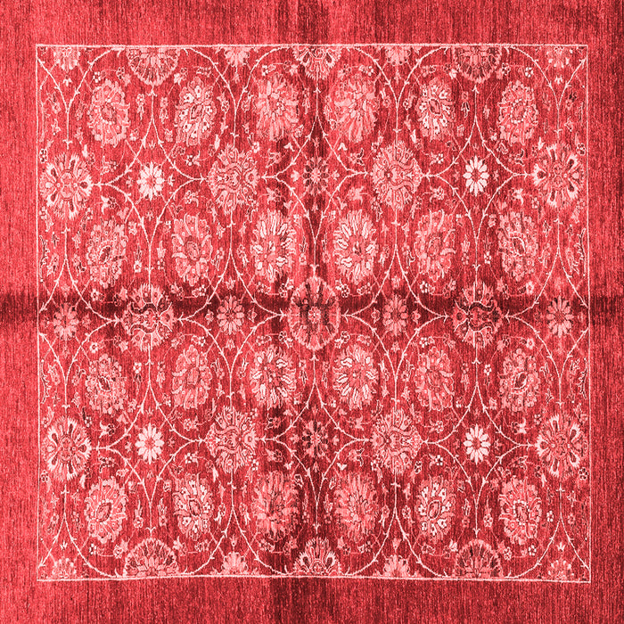 Machine Washable Abstract Red Modern Rug, wshabs3211red