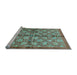 Sideview of Machine Washable Abstract Light Blue Modern Rug, wshabs3211lblu