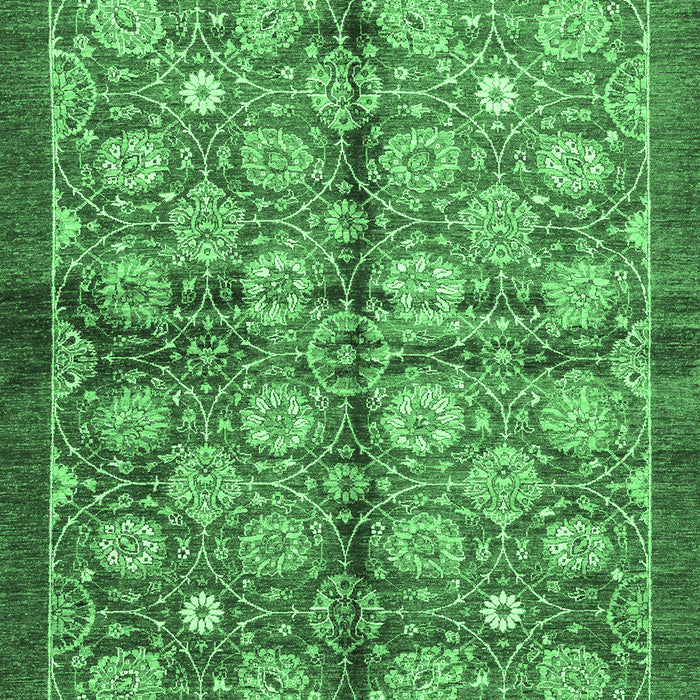 Machine Washable Abstract Emerald Green Modern Area Rugs, wshabs3211emgrn