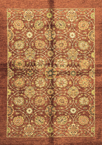 Abstract Brown Modern Rug, abs3211brn