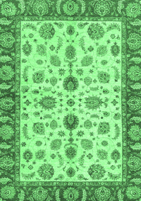 Oriental Emerald Green Traditional Rug, abs3212emgrn