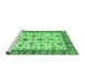 Sideview of Machine Washable Oriental Emerald Green Traditional Area Rugs, wshabs3212emgrn