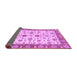 Sideview of Oriental Purple Traditional Rug, abs3212pur