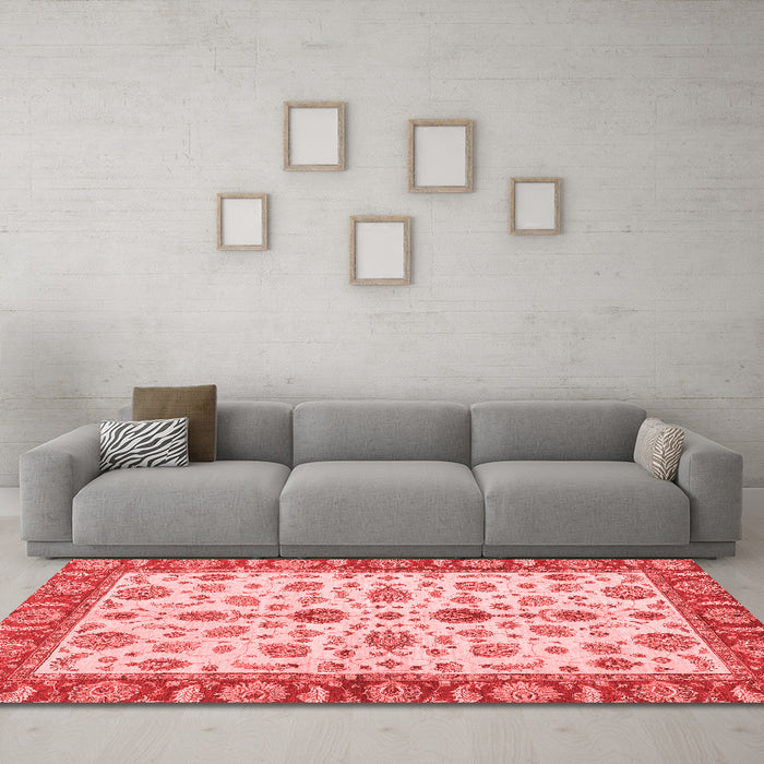 Traditional Red Washable Rugs