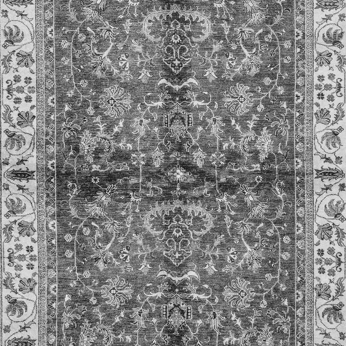 Machine Washable Oriental Gray Traditional Rug, wshabs3213gry