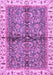 Machine Washable Oriental Purple Traditional Area Rugs, wshabs3213pur