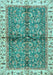 Oriental Light Blue Traditional Rug, abs3213lblu