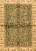 Machine Washable Oriental Brown Traditional Rug, wshabs3213brn