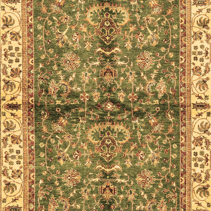 Machine Washable Oriental Brown Traditional Rug, wshabs3213brn