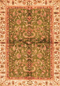 Oriental Orange Traditional Rug, abs3213org