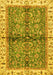 Oriental Yellow Traditional Rug, abs3213yw