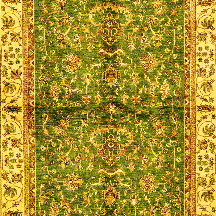 Oriental Yellow Traditional Rug, abs3213yw