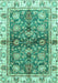 Oriental Turquoise Modern Rug, abs3214turq