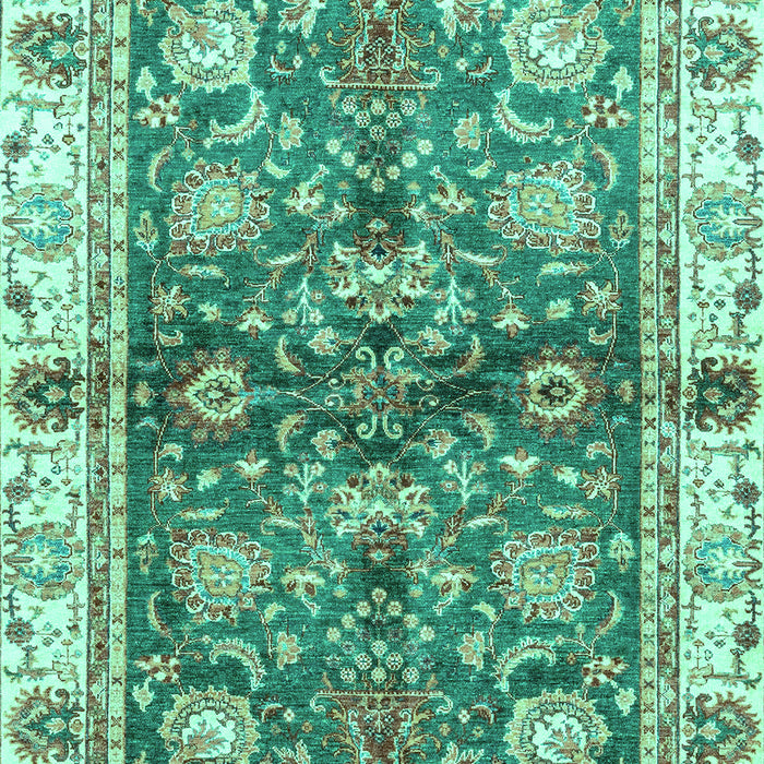 Oriental Turquoise Modern Rug, abs3214turq