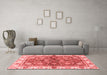 Modern Red Washable Rugs