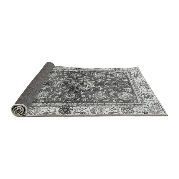 Sideview of Oriental Gray Modern Rug, abs3214gry