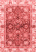 Oriental Red Modern Area Rugs