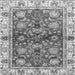 Square Machine Washable Oriental Gray Modern Rug, wshabs3214gry