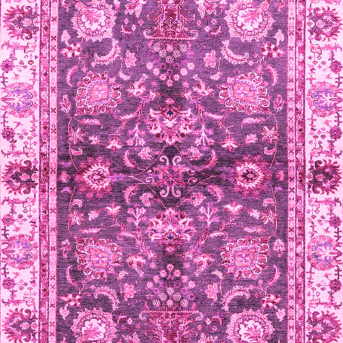 Machine Washable Oriental Pink Modern Rug, wshabs3214pnk