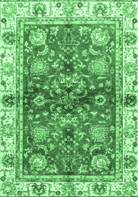 Oriental Emerald Green Modern Rug, abs3214emgrn