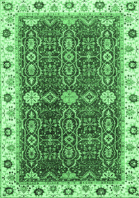 Oriental Emerald Green Modern Rug, abs3215emgrn