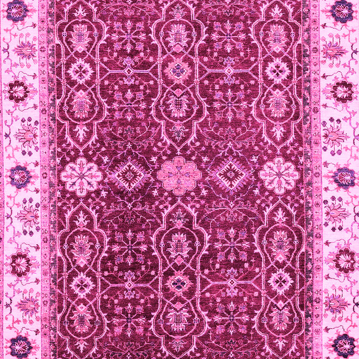 Machine Washable Oriental Pink Modern Rug, wshabs3215pnk