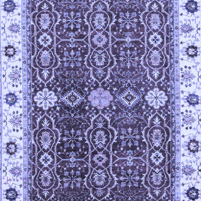 Oriental Blue Modern Rug, abs3215blu