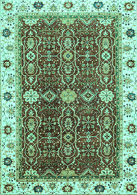 Oriental Turquoise Modern Rug, abs3215turq